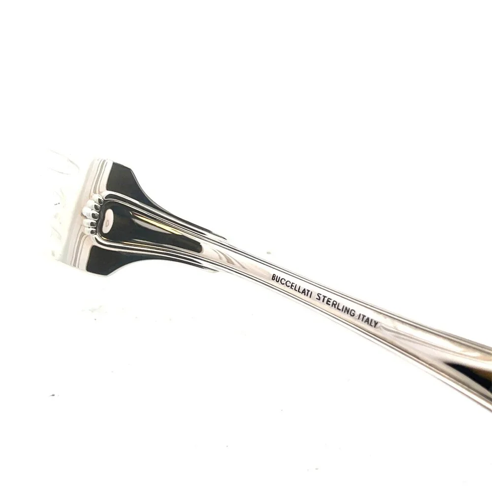 Buccellati 925 Sterling Silver Milano Pattern Italian Flatware Dinner Fork